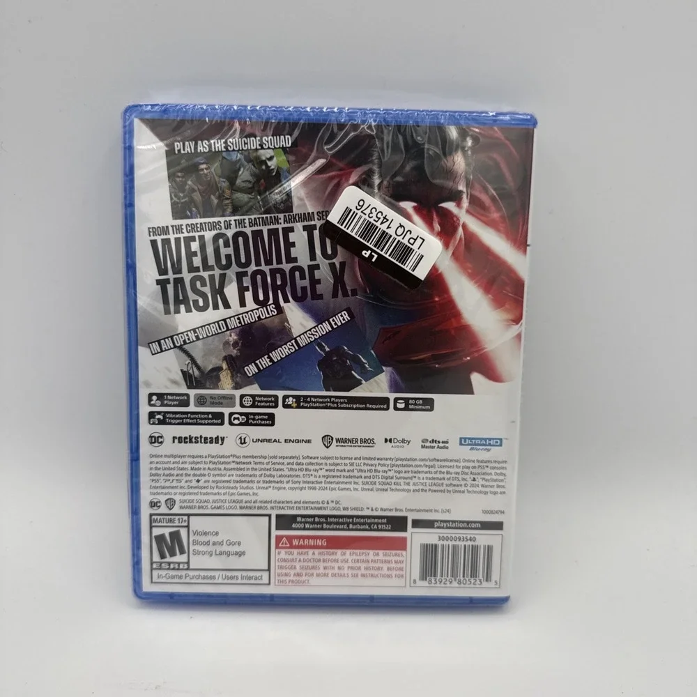 Suicide Squad: Kill the Justice League - PlayStation 5 PS5 - New